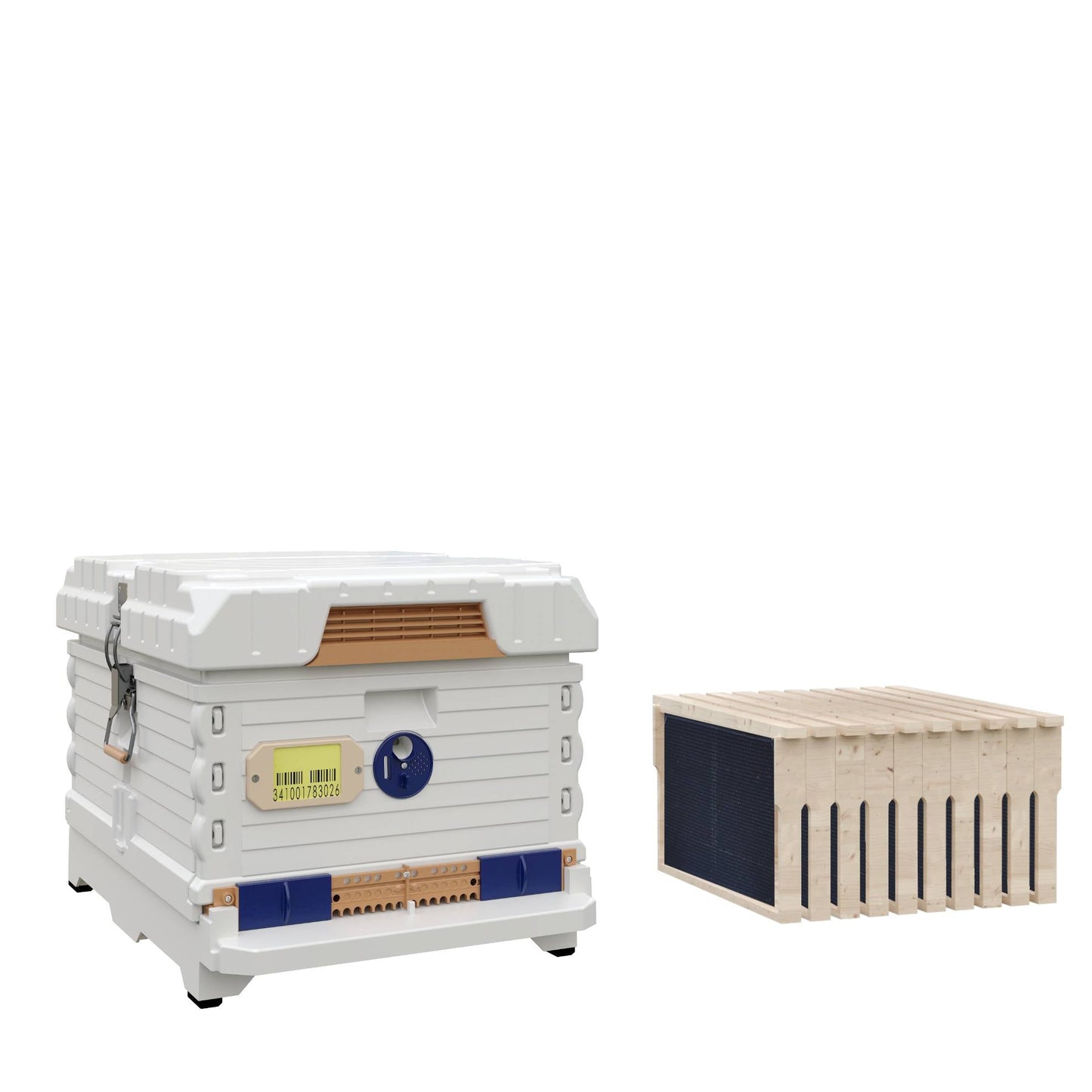 Ergo Insulated White Single Brood Box Beehive Set