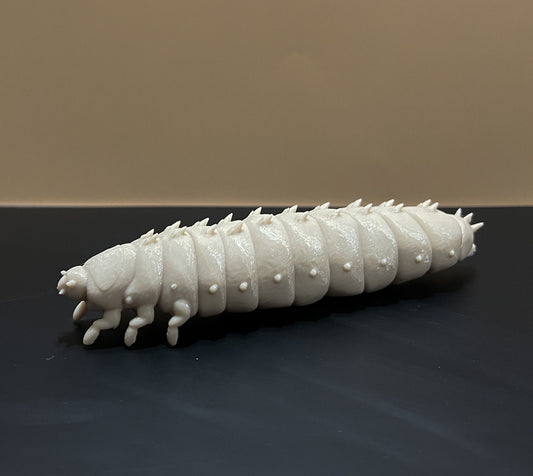 3D printed Small Hive Beetle Larva