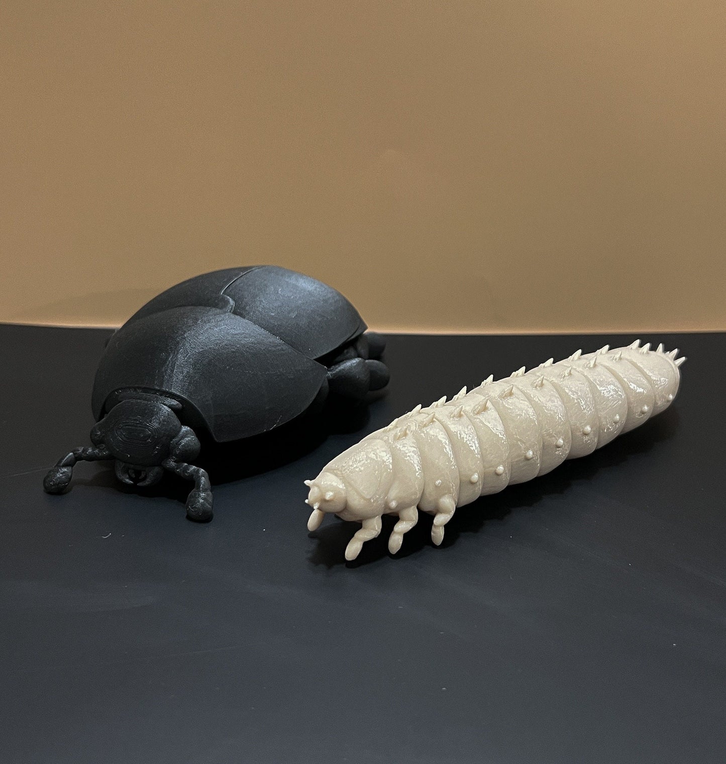 3D printed Small Hive Beetle Larva